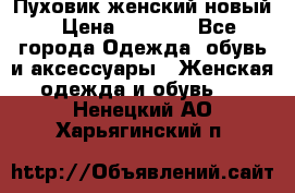 Пуховик женский новый › Цена ­ 2 600 - Все города Одежда, обувь и аксессуары » Женская одежда и обувь   . Ненецкий АО,Харьягинский п.